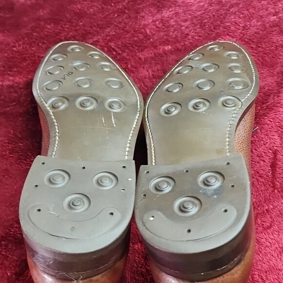 EMLING CHAUSSEUR BROWN LEATHER PEBBLED OXFORDS VERY ELEGANT MENS SIZE 11 - Picture 10 of 16